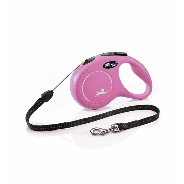 Flexi Rollijn Classic Cord Leash S 8 Meter Roze 1 Flexi Rollijn Classic Cord Leash S 8 Meter Roze