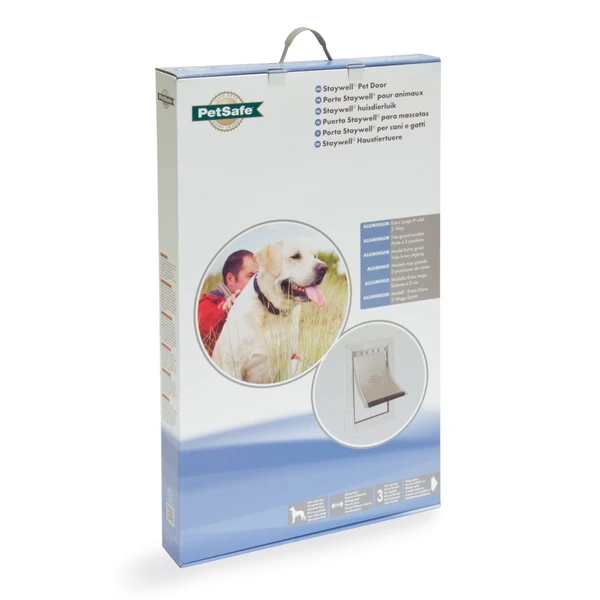 Petsafe Dierenluik 660 Aluminium Xl Hondenluik 70x42x6.4 Cm Wit Transparant 1 Petsafe Dierenluik 660 Aluminium Xl Hondenluik 70x42x6.4 Cm Wit Transparant