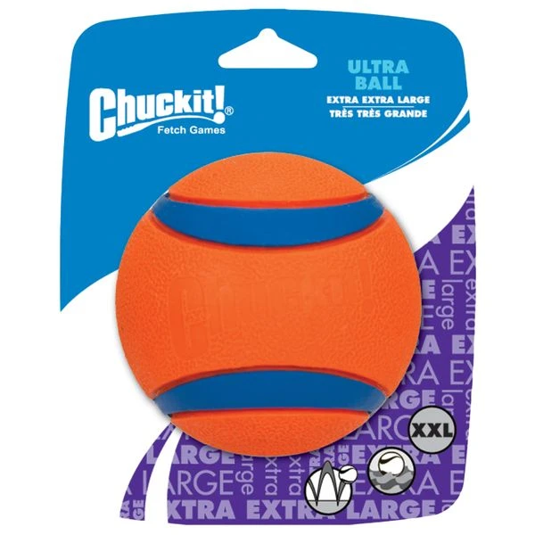 Chuckit! Chuckit Ultra Ball Hondenspeelgoed Ø10 Cm Oranje Blauw 1 Chuckit! Chuckit Ultra Ball Hondenspeelgoed Ø10 Cm Oranje Blauw