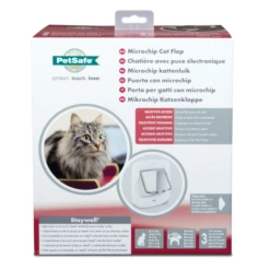 Petsafe Dierenluik Microchip Kattenluik 22.5x14x25.1 Cm Wit