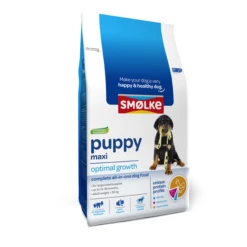 Smolke 25% Korting! 4x3kg Puppy Maxi Optimal Growth Smø, Lke Hondenvoer