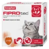 Beaphar Fiprotec Cat Anti Vlooien En Tekenmiddel 3+1 Pip >1kg