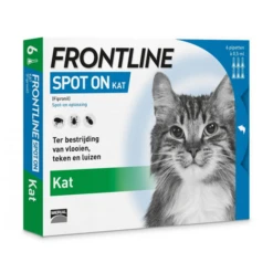 Frontline Spot On Anti Vlooien En Teken Druppels Kat Vanaf 1 Kg 6 Pipetten