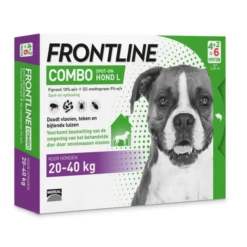 Frontline Combo L: Van 20 Tot 40 Kg Anti Vlooienmiddel En Tekenmiddel Hond 3 Pipetten