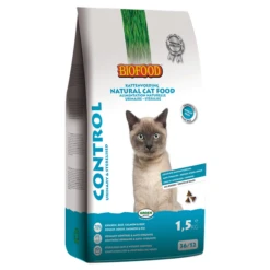 Biofood Ncf Control Urinary&Sterilised Kattenvoer Kip Zalm Kippenlever 1.5 Kg