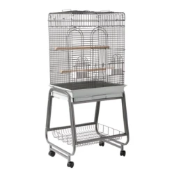 Strong Vogelkooi Aurelia Vogelverblijven 56x43x154 Cm Zilvergrijs