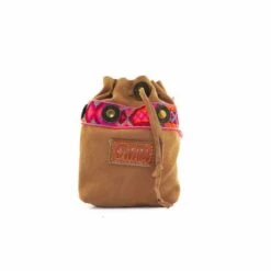 DWAM Treatbag Lola Rose Hondensnackzak 17 X 12 Cm Roze Beige