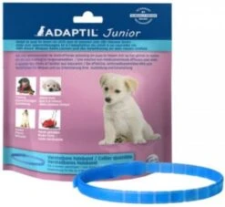 Adaptil Junior Halsband Anti Stressmiddel 37 Cm Lichtblauw Transparant Per Stuk < 6mnd -Dierenwinkel Met Korting adaptil anti stress halsband junior 32103