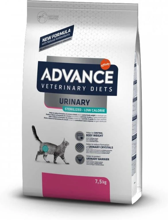 Affinity Advance Vet. Diets Urinary Sterilized Low Calorie Kat 7, 5 Kg 3 Affinity Advance Vet. Diets Urinary Sterilized Low Calorie Kat 7, 5 Kg - Afbeelding 3
