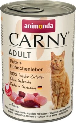 Animonda Carny 24 X 400 G Adult + 140 Ml Cat Drink Kip Gratis! Rund & Kabeljauw Met Wortelpeterselie -Dierenwinkel Met Korting animonda carny 6x400g adult kalkoen en kippenlever kattenvoer 112484