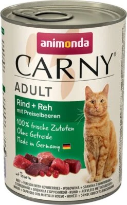 Animonda Carny 24 X 400 G Adult + 140 Ml Cat Drink Kip Gratis! Rund & Kabeljauw Met Wortelpeterselie -Dierenwinkel Met Korting animonda carny 6x400g adult rund ree met veenbessen kattenvoer 112480