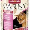 Animonda Carny 24 X 400 G Adult + 140 Ml Cat Drink Kip Gratis! Rund & Kabeljauw Met Wortelpeterselie