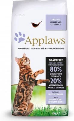 Applaws Gemengd Probeerpakket Droog & Natvoer In Voordeelset 2 Kg Adult Kip & Eend + 6 X 70 G Kippenborst Met Eend -Dierenwinkel Met Korting applaws 2kg kip en eend kattenvoer 119108