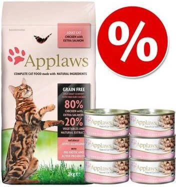 Applaws Gemengd Probeerpakket Droog & Natvoer In Voordeelset 2 Kg Adult Kip Met Lam + 6 X 156 G Kippenborst & Kaas 8 Applaws Gemengd Probeerpakket Droog & Natvoer In Voordeelset 2 Kg Adult Kip Met Lam + 6 X 156 G Kippenborst & Kaas - Afbeelding 8