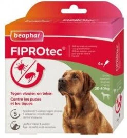 Beaphar Fiprotec Dog 3+1 Pip Anti Vlooien En Tekenmiddel 20 40kg Vanaf 12 Maanden -Dierenwinkel Met Korting beaphar fiprotec spot on voor honden van 20 tot 40 kg 4 pipetten 10874