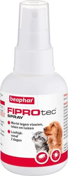 Beaphar Fiprotec Anti Vlooien En Teken Spray Hond En Kat 100 Ml