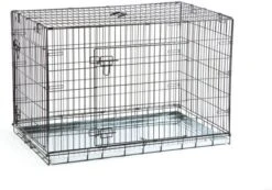 Beeztees Hondenbench 2 Deurs Inklapbaar Zwart 109 X 69 X 75 Cm