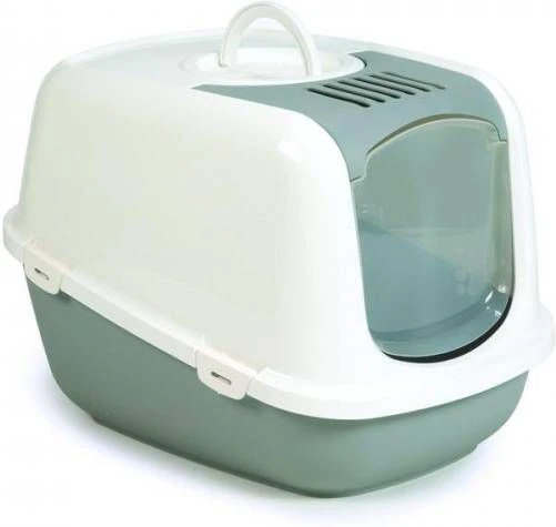 Savic Lichtgrijs/Wit Combi Deal Kattenbak Nestor XXL + Vervangingsfilter + Bag It Up Litter Tray Bags 4 Savic Lichtgrijs/Wit Combi Deal Kattenbak Nestor XXL + Vervangingsfilter + Bag It Up Litter Tray Bags - Afbeelding 4