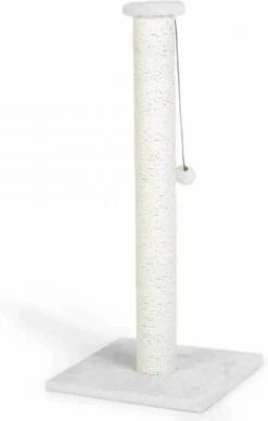 Beeztees Kattenkrabpaal Serpa 40x40x90 Cm Wit 408838 -Dierenwinkel Met Korting beeztees kattenkrabpaal serpa 40x40x90 cm 452027