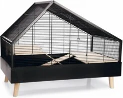 Beeztees Knaagdierenkooi Ayaz 78x48x61 Cm Zwart