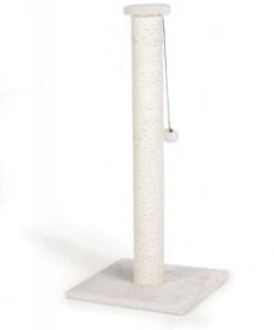 Beeztees Kattenkrabpaal Serpa 40x40x90 Cm Wit 408838 -Dierenwinkel Met Korting beeztees krabpaal serpa wit 40 x 40 x 90 cm 56400