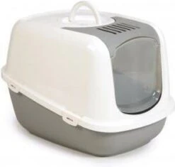Savic Lichtgrijs/Wit Combi Deal Kattenbak Nestor XXL + Vervangingsfilter + Bag It Up Litter Tray Bags 13 Savic Lichtgrijs/Wit Combi Deal Kattenbak Nestor XXL + Vervangingsfilter + Bag It Up Litter Tray Bags -Dierenwinkel Met Korting beeztees nestor jumbo kattenbak 7074