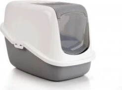 Savic Lichtgrijs/Wit Combi Deal Kattenbak Nestor + 2 Stuks Vervangingsfilter + Bag It Up Litter Tray Bags 12 Savic Lichtgrijs/Wit Combi Deal Kattenbak Nestor + 2 Stuks Vervangingsfilter + Bag It Up Litter Tray Bags -Dierenwinkel Met Korting beeztees nestor kattenbak 7070