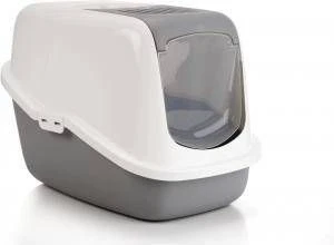 Savic Lichtgrijs/Wit Combi Deal Kattenbak Nestor + 2 Stuks Vervangingsfilter + Bag It Up Litter Tray Bags 4 Savic Lichtgrijs/Wit Combi Deal Kattenbak Nestor + 2 Stuks Vervangingsfilter + Bag It Up Litter Tray Bags - Afbeelding 4