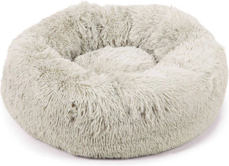 Beeztees Yali Pluche Hondenmand Lichtgrijs 60 Cm 2 Beeztees Yali Pluche Hondenmand Lichtgrijs 60 Cm - Afbeelding 2