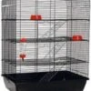 Beeztees Rattenkooi Remy 58x38x71 Cm Zwart 266815