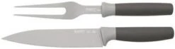 Berghoff Tweedelige Trancheerset 19 Cm, Grijs Roestvrij Staal Be