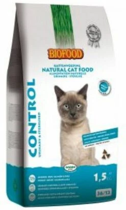 Biofood Ncf Control Urinary&Sterilised Kattenvoer Kip Zalm Kippenlever 1.5 Kg -Dierenwinkel Met Korting biofood kattenvoer premium control urinewegen gesteriliseerd 10 kg 61994
