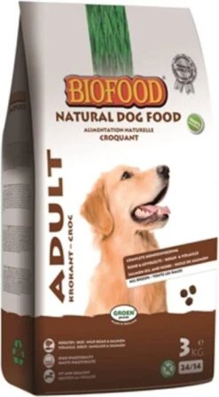 Biofood BF®Petfood Adult Krokant 3 Kg -Dierenwinkel Met Korting biofood krokant hondenvoer 3 kg 61318