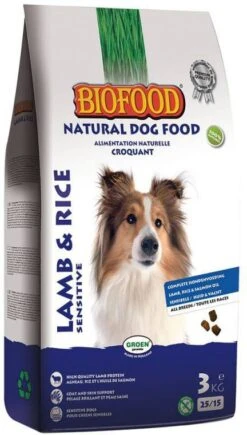 Biofood Hondenvoeding Lam&Rijst Hondenvoer 3 Kg -Dierenwinkel Met Korting biofood lam en rijst hondenvoer 3 kg 22175