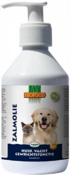 Biofood BF Petfood Zalmolie Voor Hond En Kat 500 Ml 4 + 1 Gratis -Dierenwinkel Met Korting biofood zalmolie 500 ml 25496