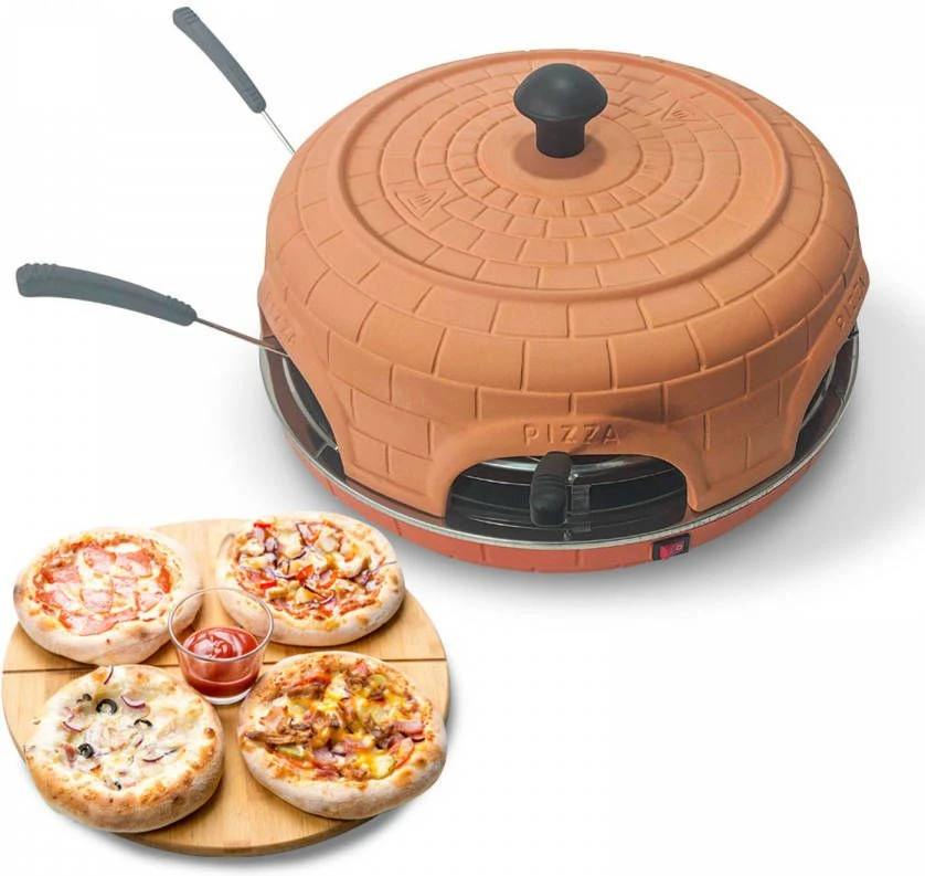 BluMill Pizza Oven 6 Personen 1100 Watt Pizzamaker Incl. Deegvorm En Spatels 1 BluMill Pizza Oven 6 Personen 1100 Watt Pizzamaker Incl. Deegvorm En Spatels