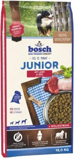 Bosch Junior Hondenvoer Lam En Rijst 15 Kg -Dierenwinkel Met Korting bosch high premium concept 2x15kg bosch junior lam en rijst hondenvoer 110806