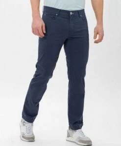 Brax Ultralight Straight Fit Broek Rook Blauw, Effen 5 Brax Ultralight Straight Fit Broek Rook Blauw, Effen -Dierenwinkel Met Korting brax five pocketsbroek style cadiz u 141946