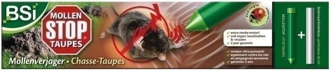 Massamarkt Bsi Mollenverjager Mollen Stop 40cm Groen 2 Delig 3 Massamarkt Bsi Mollenverjager Mollen Stop 40cm Groen 2 Delig - Afbeelding 3