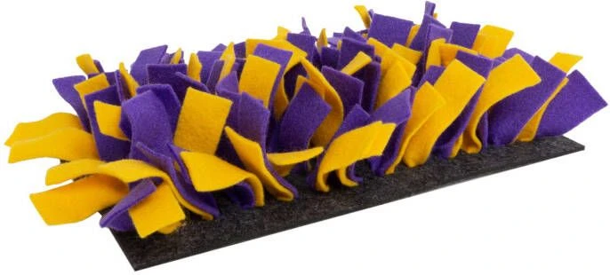 Bunny Nature Interactive Snuffelmat Vilt Paars/Geel 2 Bunny Nature Interactive Snuffelmat Vilt Paars/Geel - Afbeelding 2