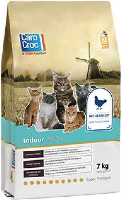 CaroCroc Indoor 29/14 Kattenvoer 2 Kg 6 CaroCroc Indoor 29/14 Kattenvoer 2 Kg - Afbeelding 6