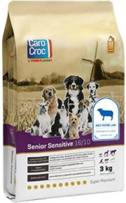 CaroCroc Senior Sensitive Lam&Granen Hondenvoer 15 Kg -Dierenwinkel Met Korting carocroc senior sensitive 1610 hondenvoer 3 kg 26246