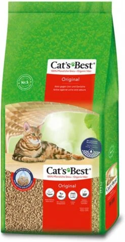 Cat's Best 40 L + 5 L Gratis! Eco Plus Kattenbakvulling 40 L + 5 L Gratis! -Dierenwinkel Met Korting cats best cats best 40l eco plus kattengrit kattenbakvulling 108999