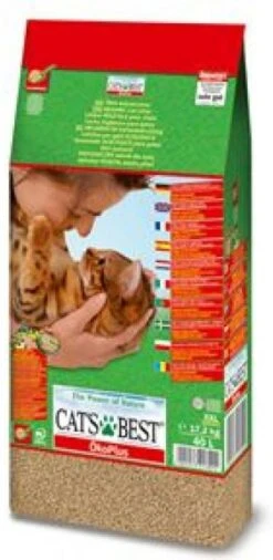 Cat's Best 40 L + 5 L Gratis! Eco Plus Kattenbakvulling 40 L + 5 L Gratis! -Dierenwinkel Met Korting cats best oko plus kattengrit 40 liter 51925