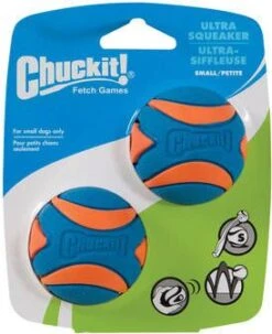 Chuckit! Chuckit Ultra Squeaker Ball Hondenspeelgoed Ø7.6 Cm Blauw Oranje 11 Chuckit! Chuckit Ultra Squeaker Ball Hondenspeelgoed Ø7.6 Cm Blauw Oranje -Dierenwinkel Met Korting chuckit ultra squeaker ball medium 2 stuks 44052
