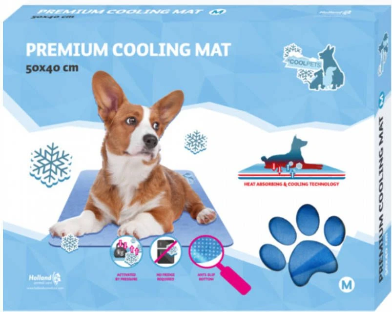 Coolpets Premium Koelmat M 50 X 40 Cm 2 Coolpets Premium Koelmat M 50 X 40 Cm - Afbeelding 2
