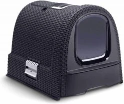 Curver Kattenbak Met Kap 51x38x39, 5 Cm Antraciet 400460 -Dierenwinkel Met Korting curver kattenbak 509312