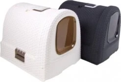 Curver Kattenbak Met Kap 51x38x39, 5 Cm Antraciet 400460 -Dierenwinkel Met Korting curver kattenbak grijs 23666