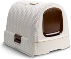 Curver Kattentoilet Met Lade Kattenbak Wit -Dierenwinkel Met Korting curver petlife kattenbak 6136