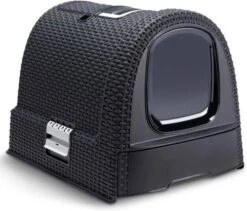 Curver Kattenbak Met Kap 51x38x39, 5 Cm Antraciet 400460 -Dierenwinkel Met Korting curver petlife kattenbak antraciet 47258